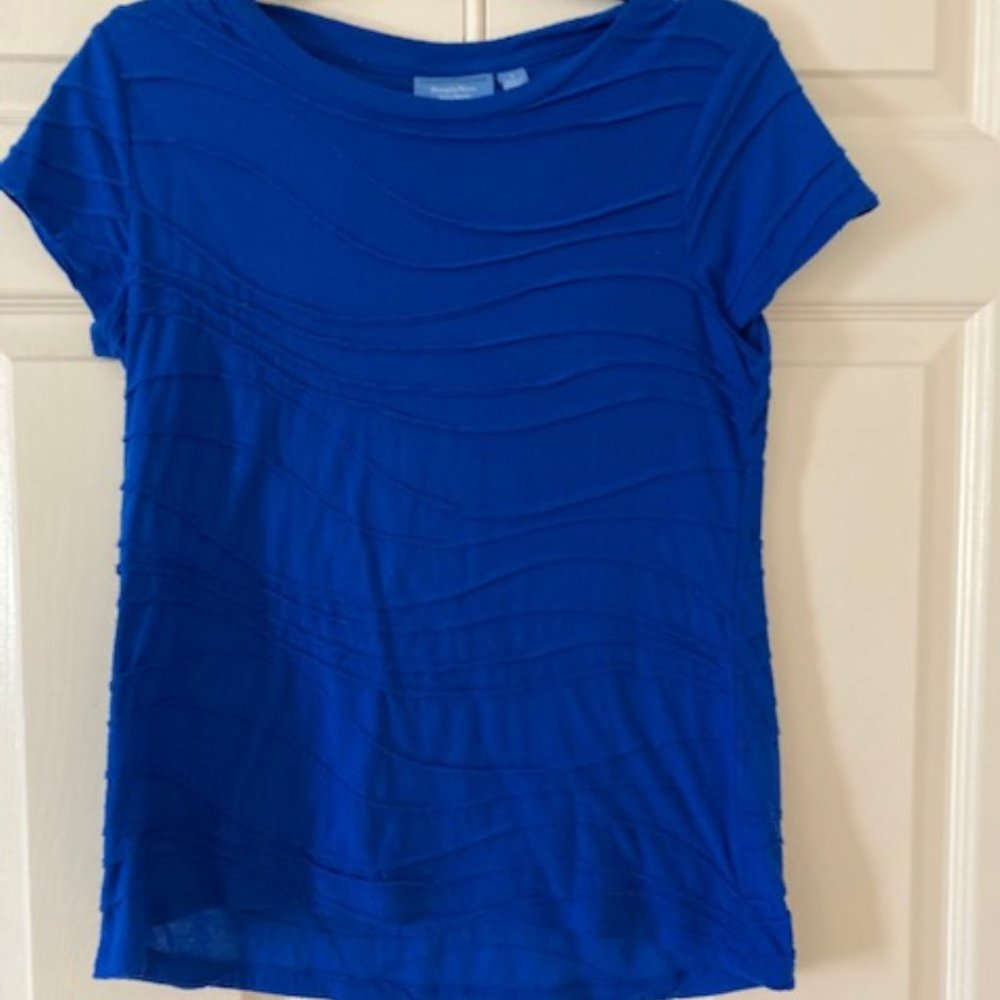 Simpy Vera Women's Top SIze S Royal Blue
